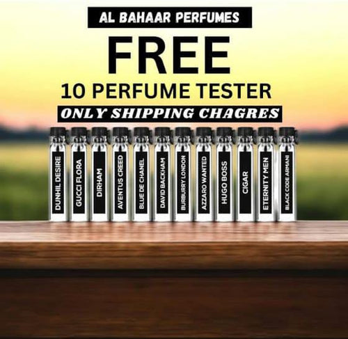 10 FREE TESTERS - AL Bahaar Perfumes